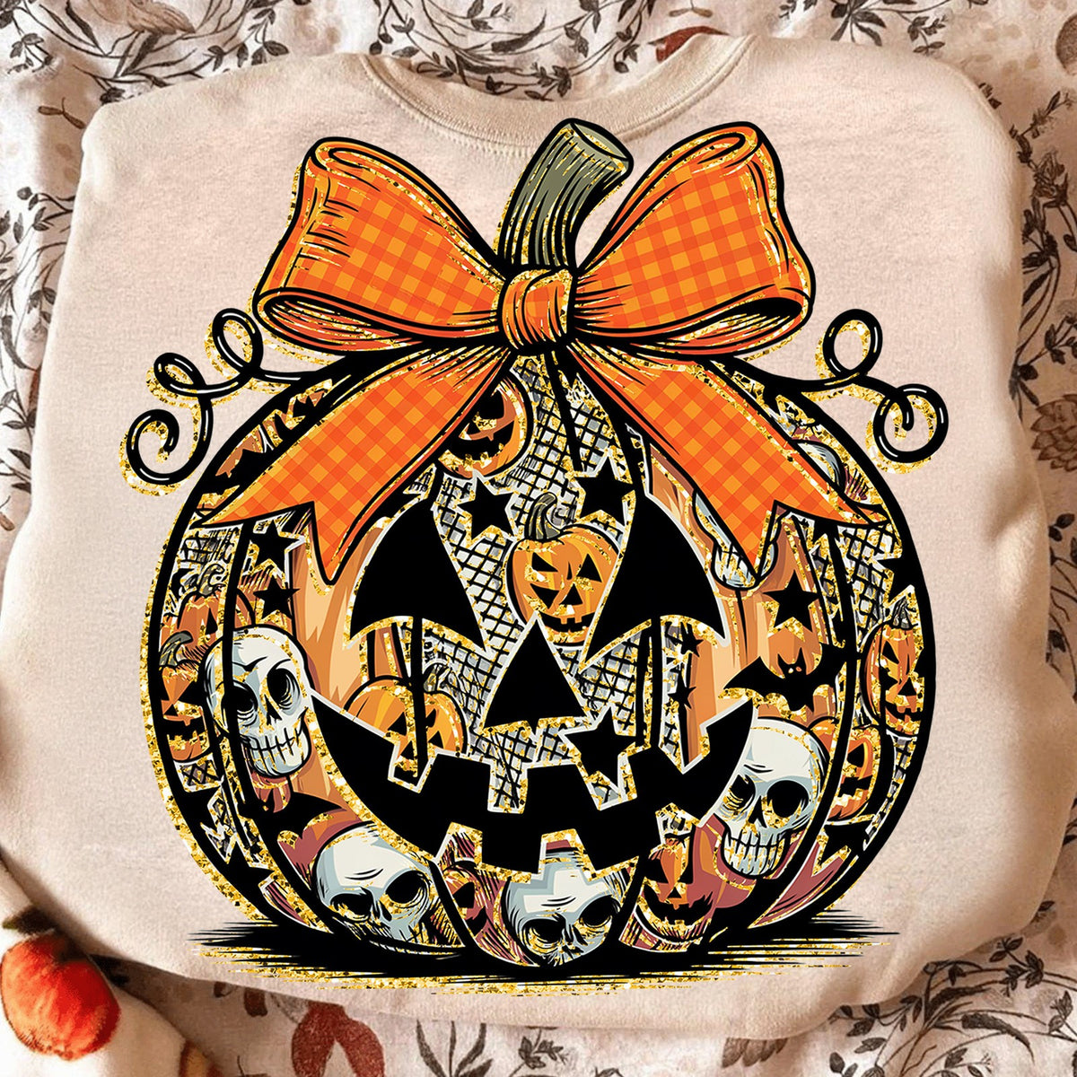Coquette Pumpkin Bow