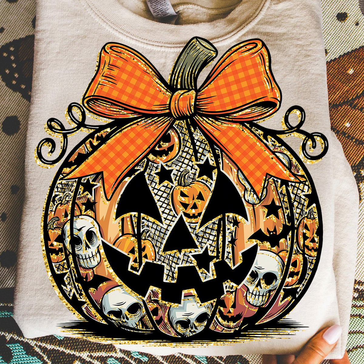 Coquette Pumpkin Bow
