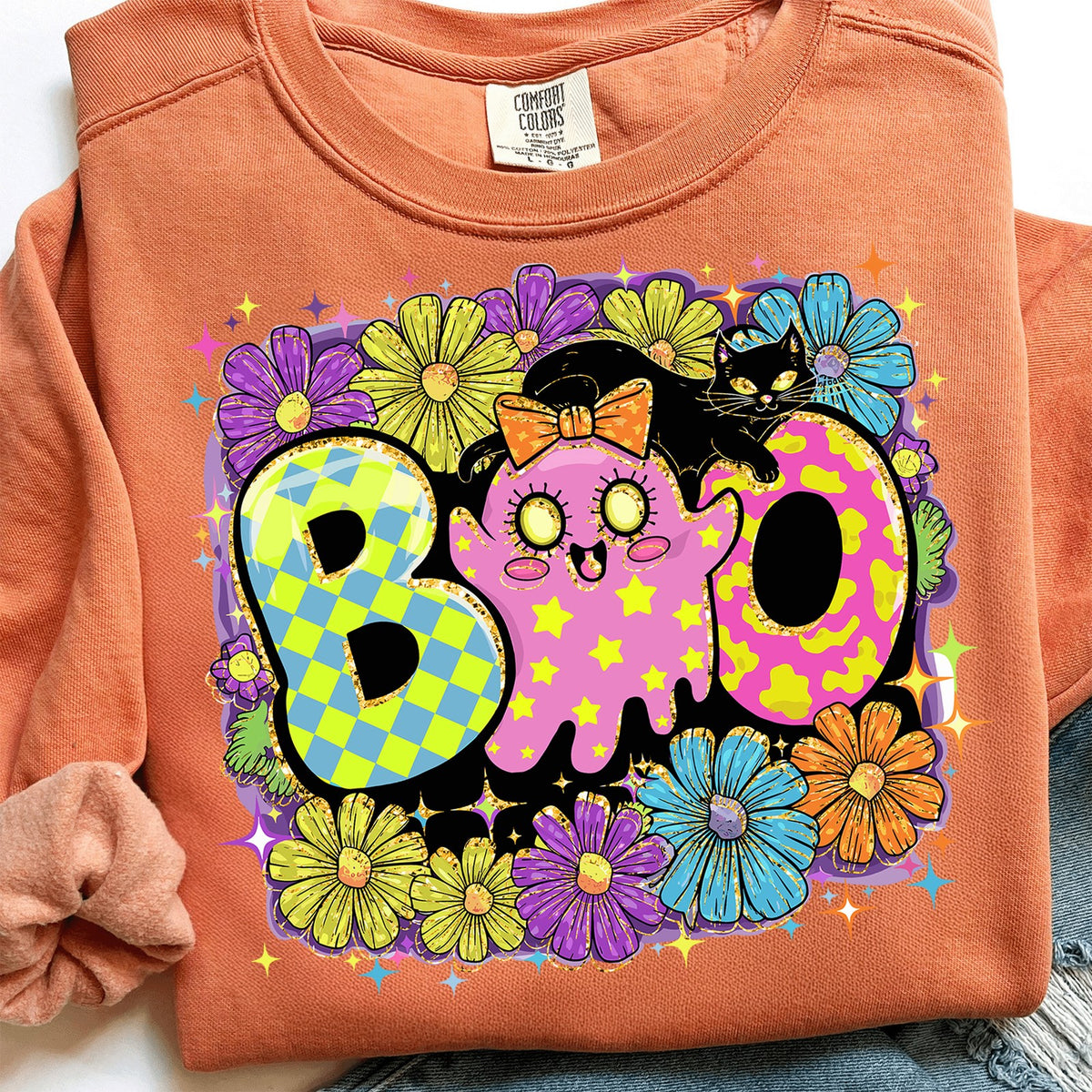 Groovy Boo Ghost & Cat
