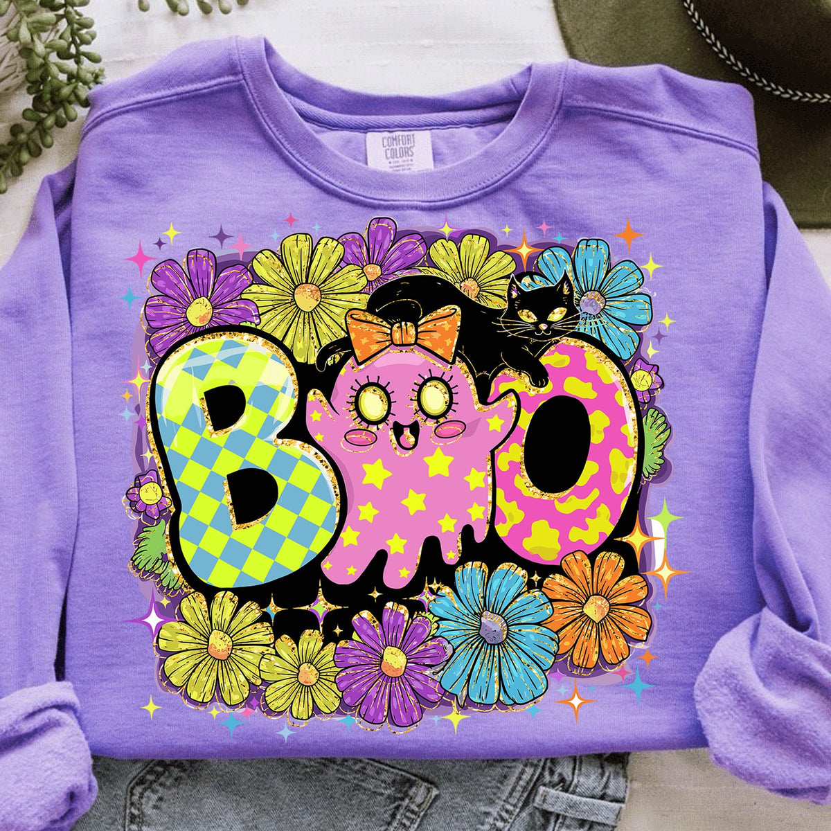 Groovy Boo Ghost & Cat