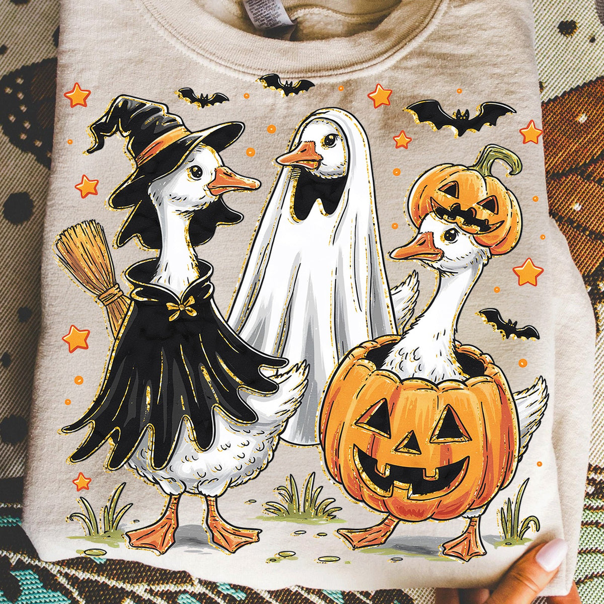Spooky Goose Halloween Trio