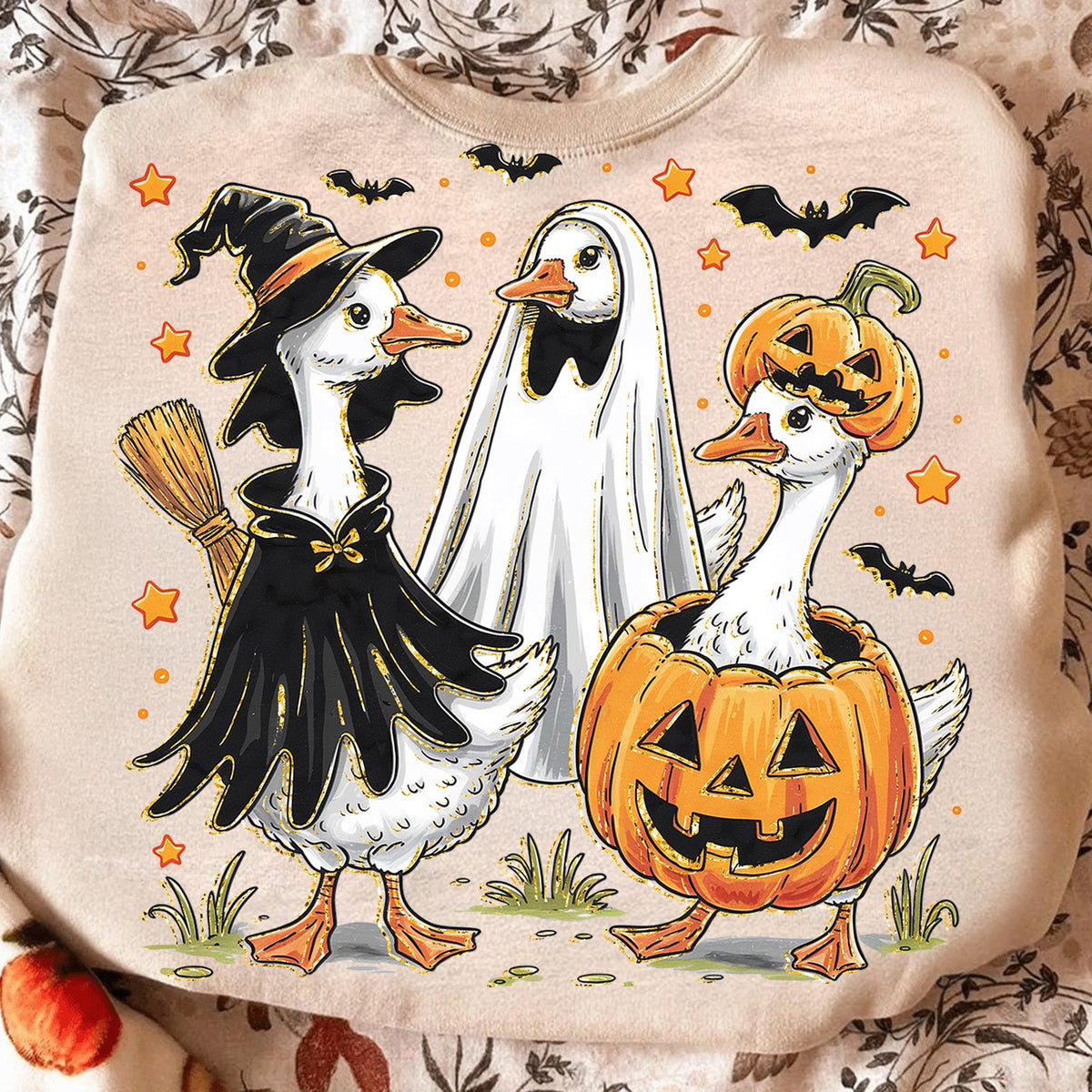 Spooky Goose Halloween Trio