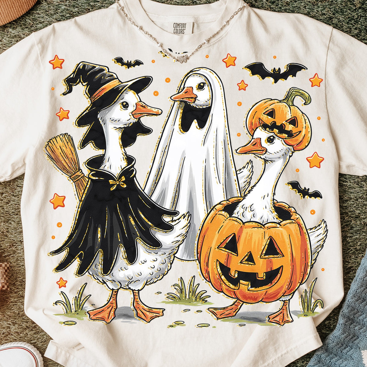 Spooky Goose Halloween Trio