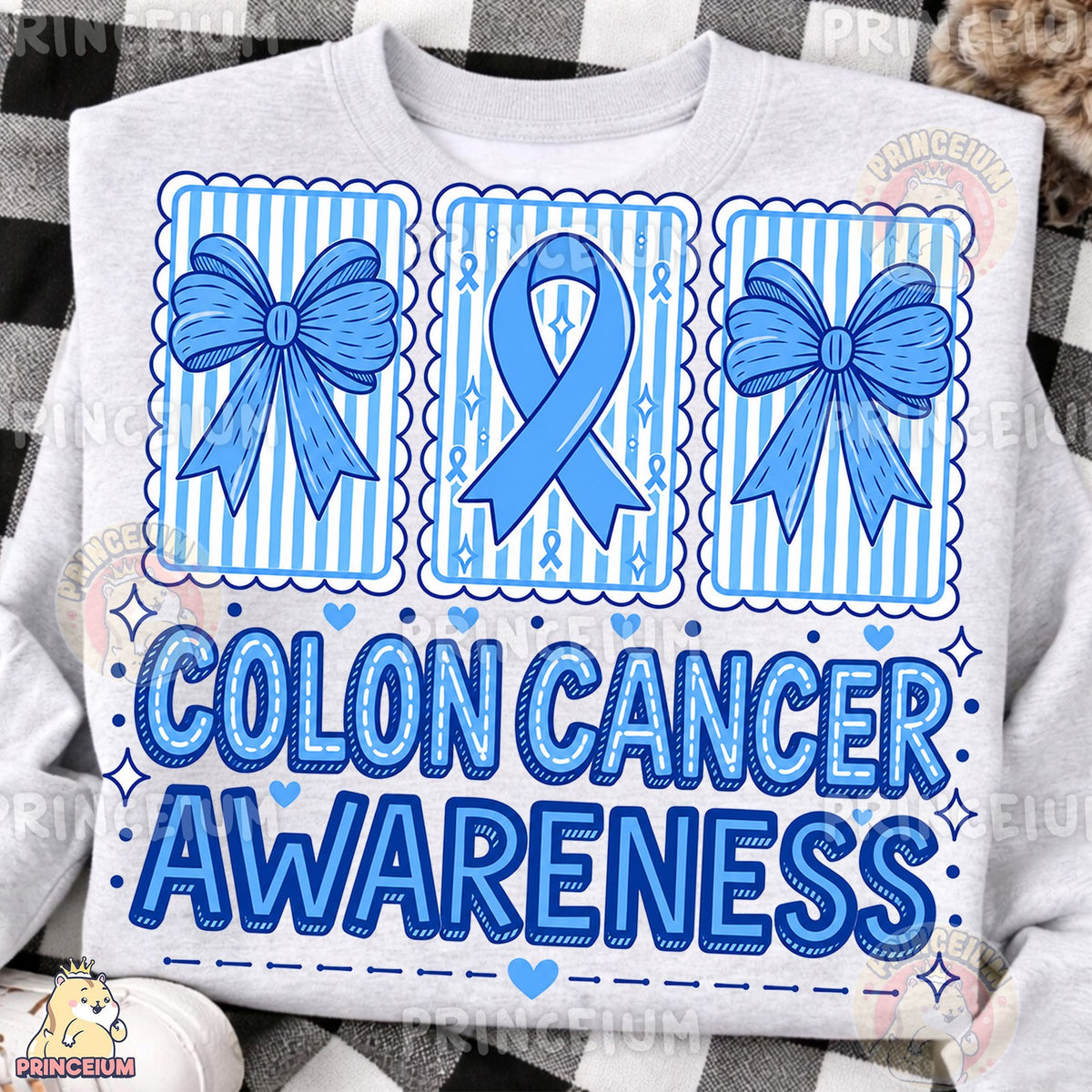 Colon Cancer Awareness Blue Ribbon
