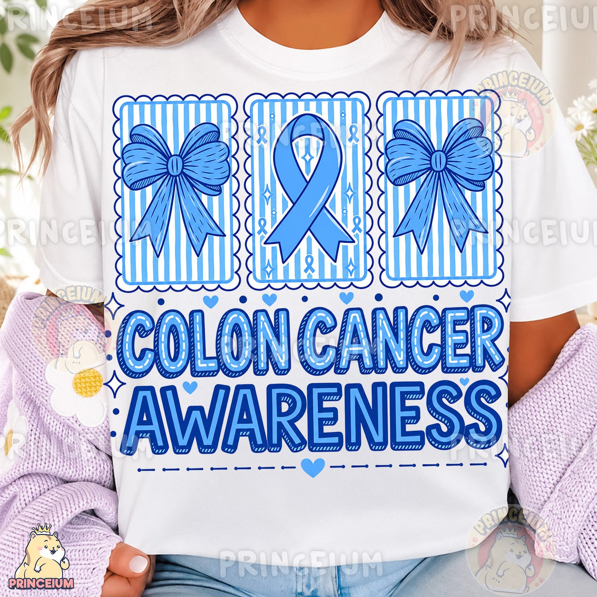 Colon Cancer Awareness Blue Ribbon
