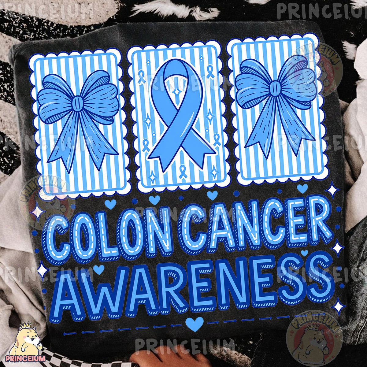 Colon Cancer Awareness Blue Ribbon