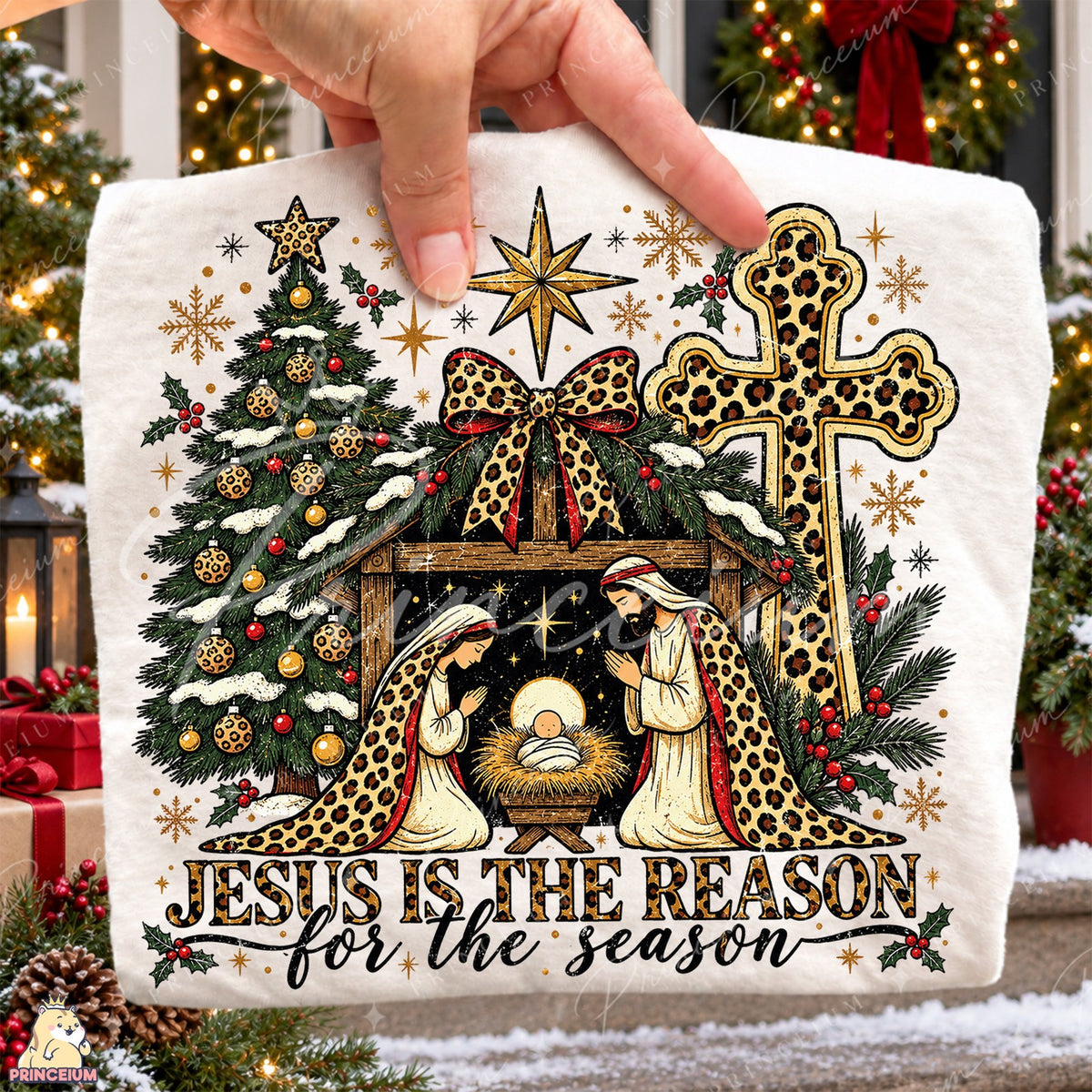 Leopard Nativity Jesus Is The Reason