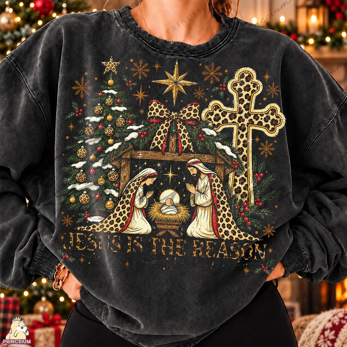 Leopard Nativity Jesus Is The Reason