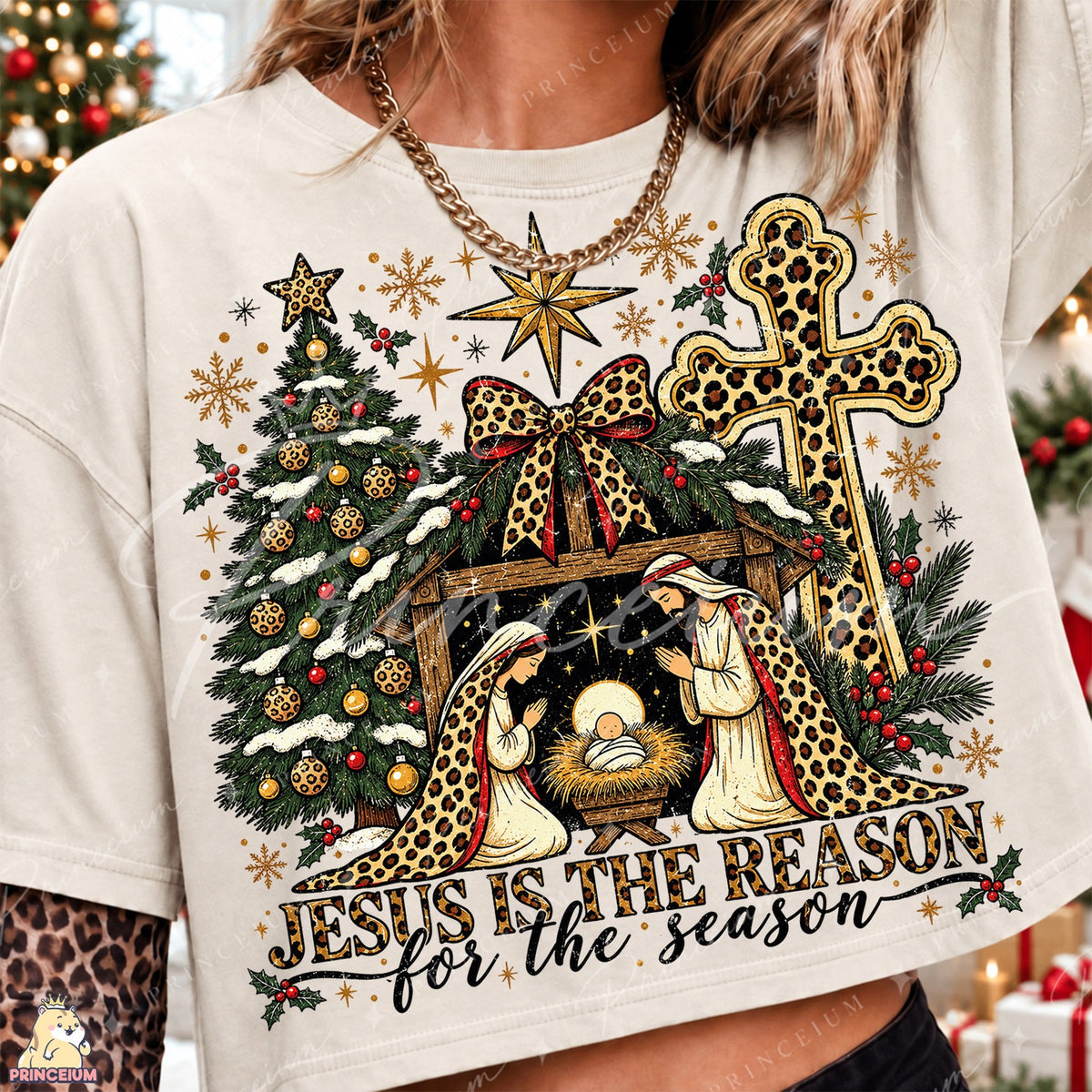Leopard Nativity Jesus Is The Reason