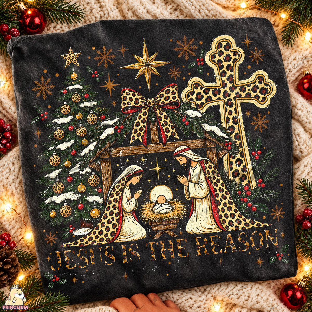 Leopard Nativity Jesus Is The Reason