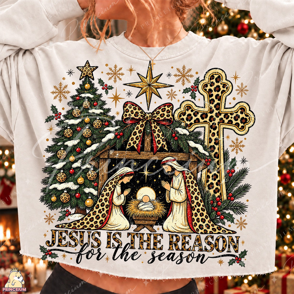 Leopard Nativity Jesus Is The Reason