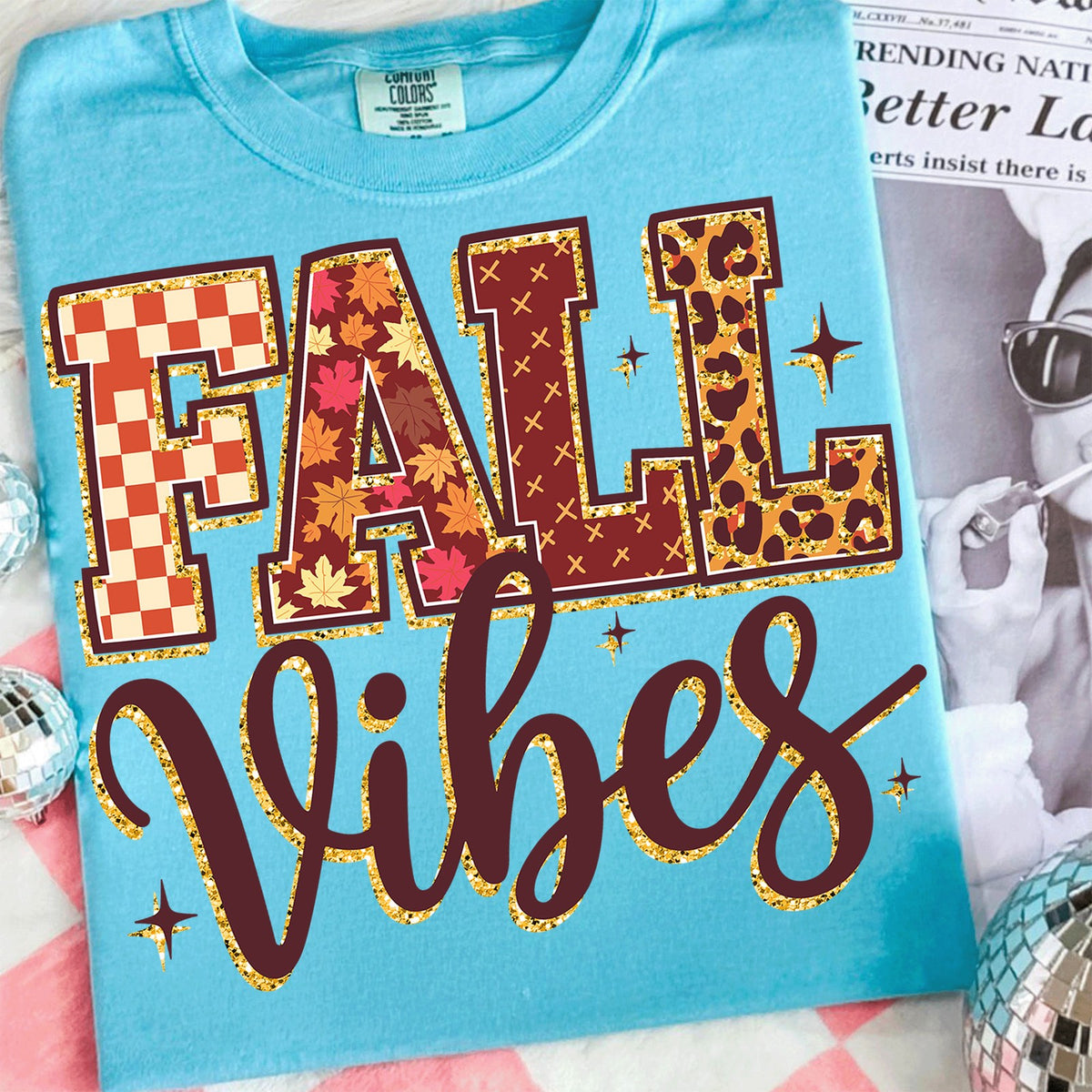 Fall Vibes Varsity Letters