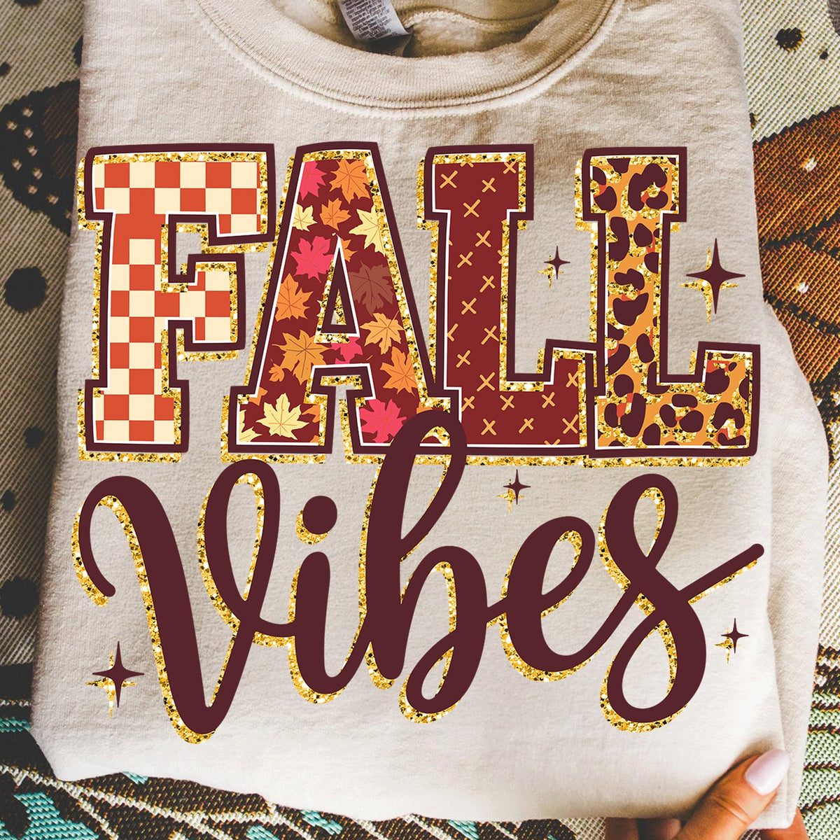 Fall Vibes Varsity Letters