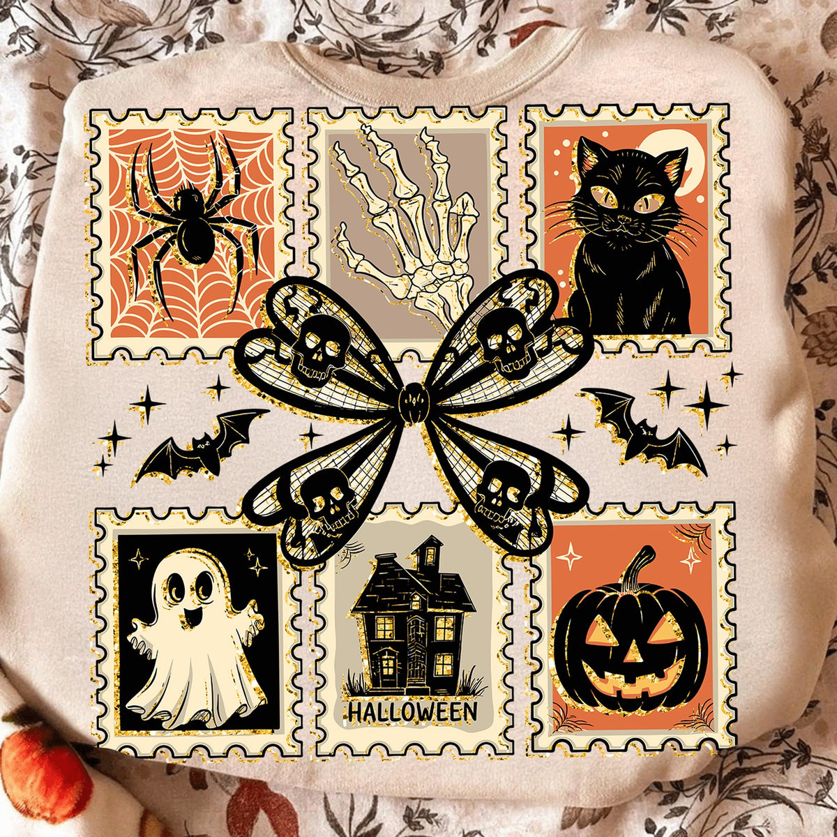 Vintage Halloween Stamps