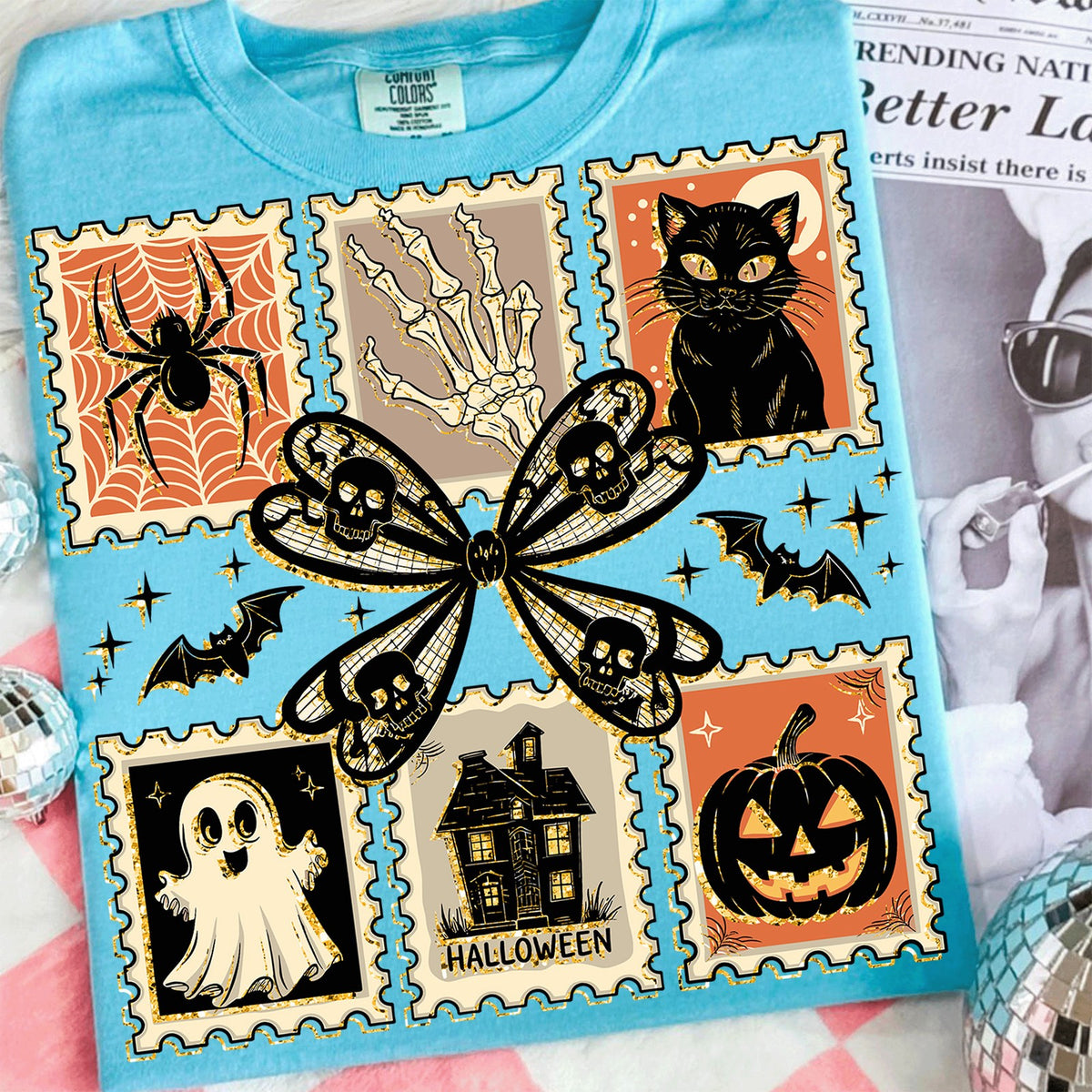 Vintage Halloween Stamps