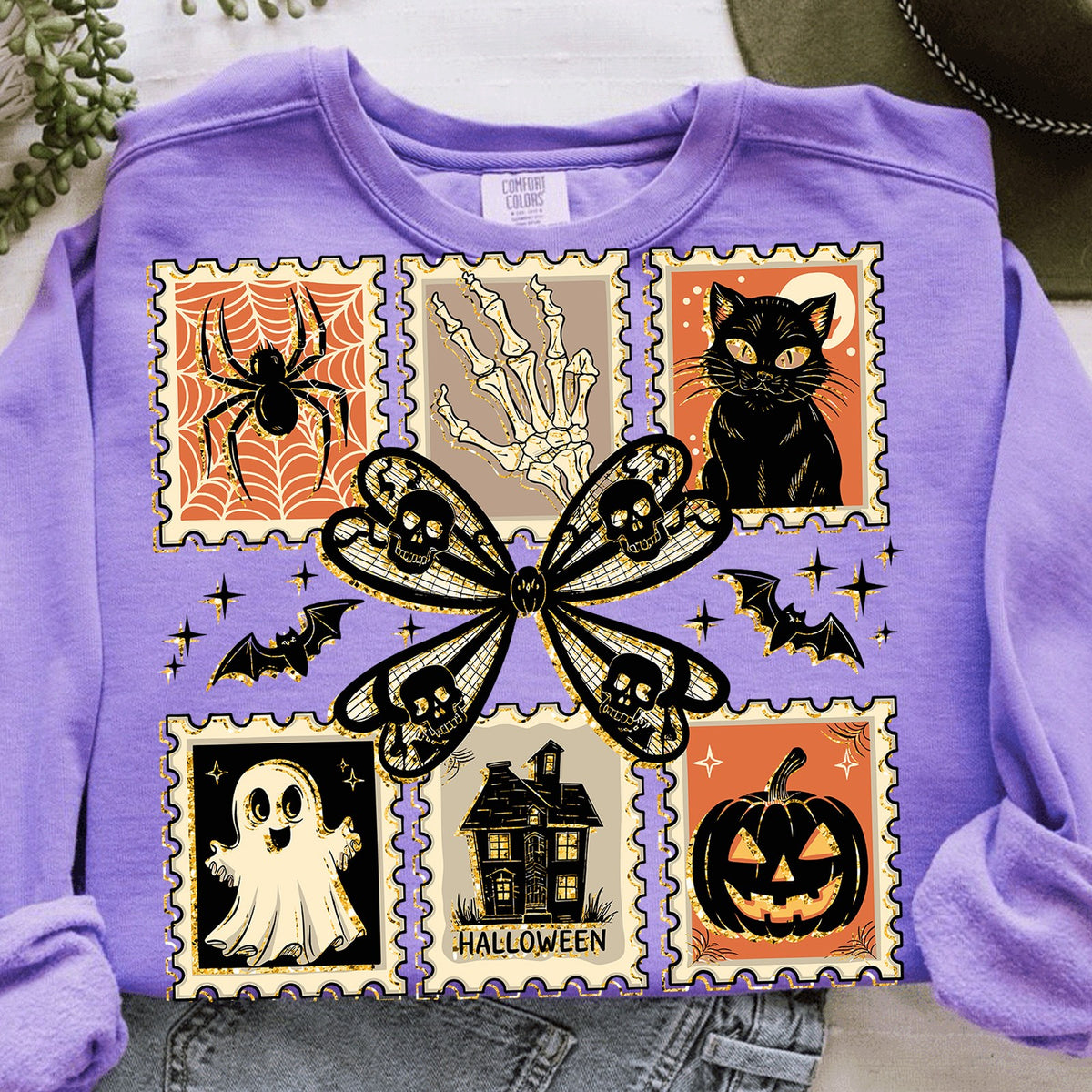 Vintage Halloween Stamps