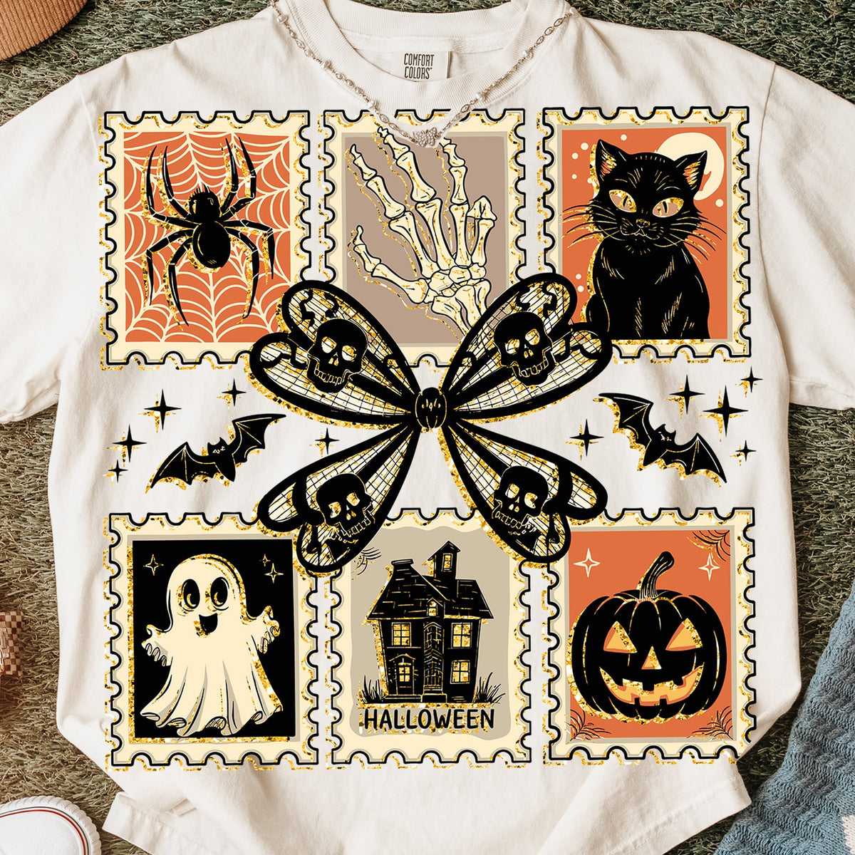Vintage Halloween Stamps