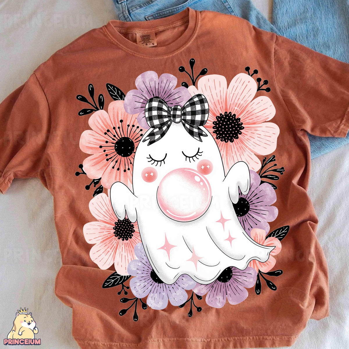 Floral Bubblegum Ghost