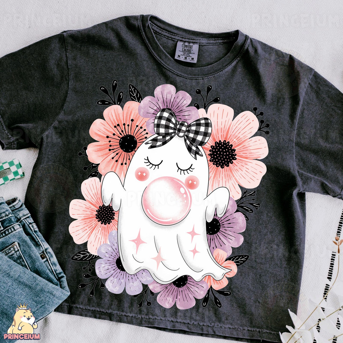 Floral Bubblegum Ghost