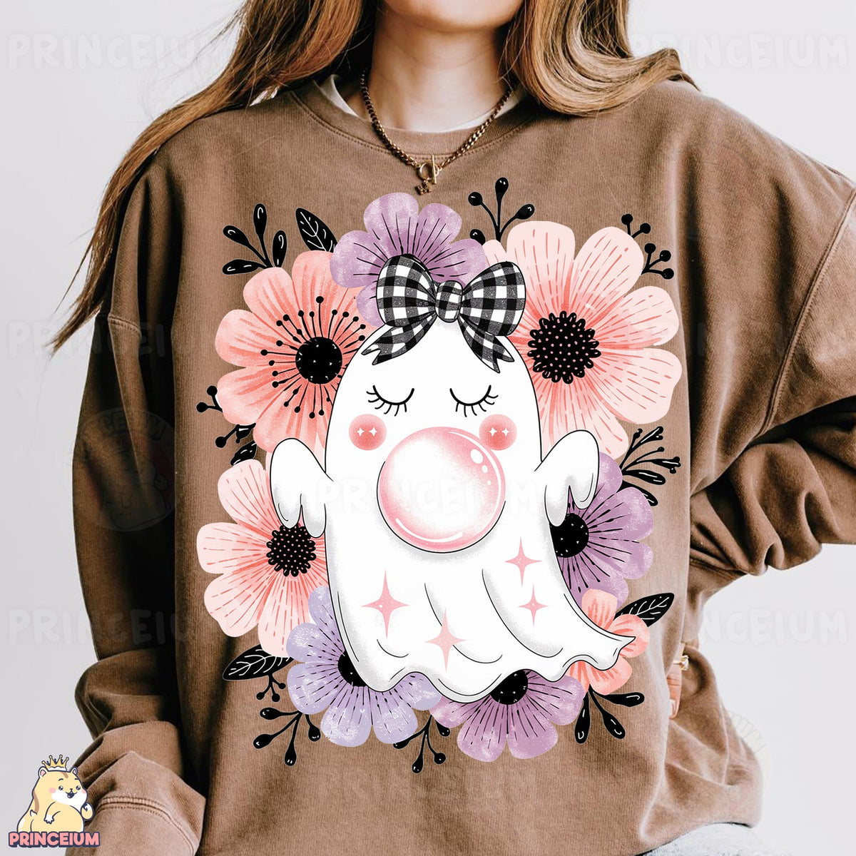 Floral Bubblegum Ghost