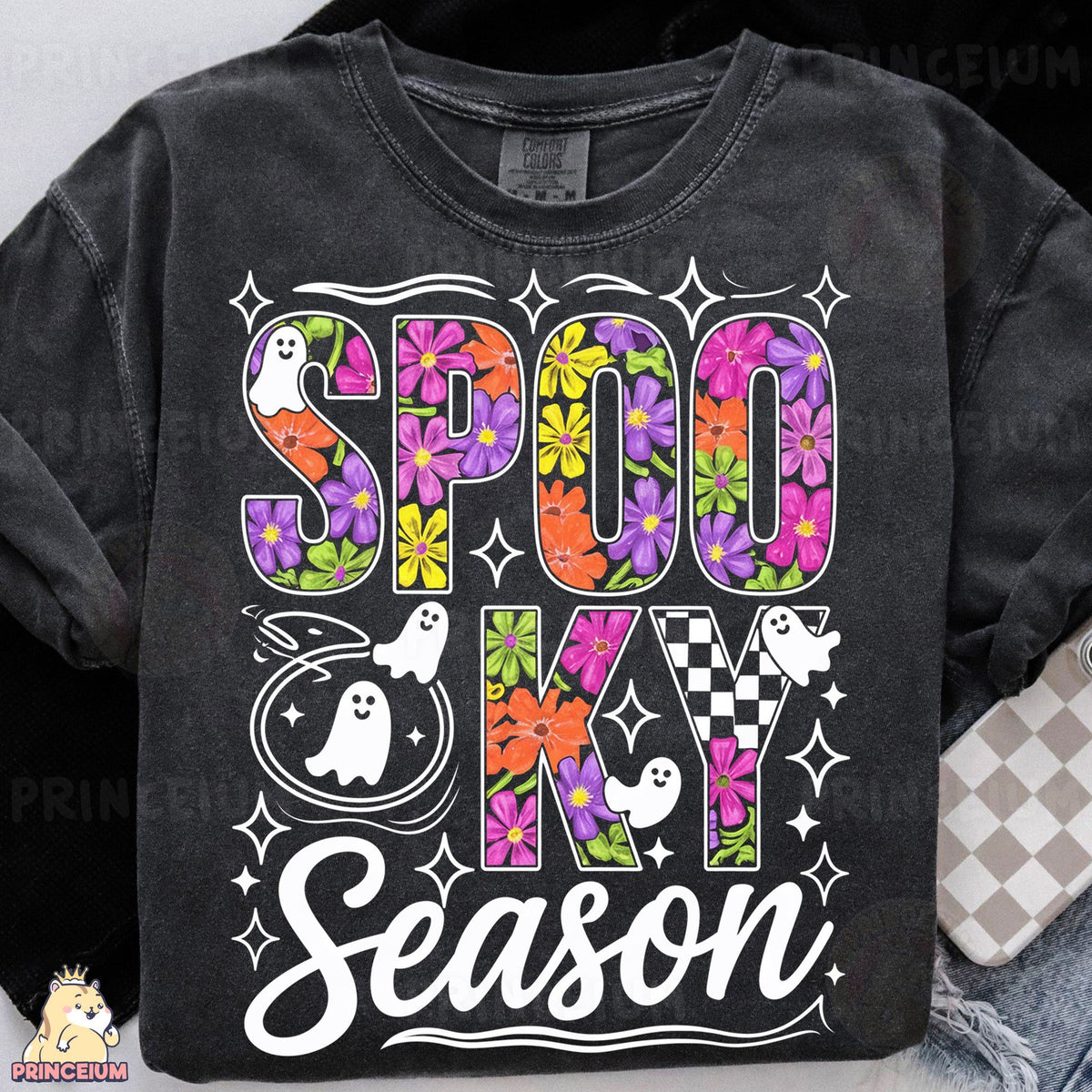 Spooky Season Floral Ghosts