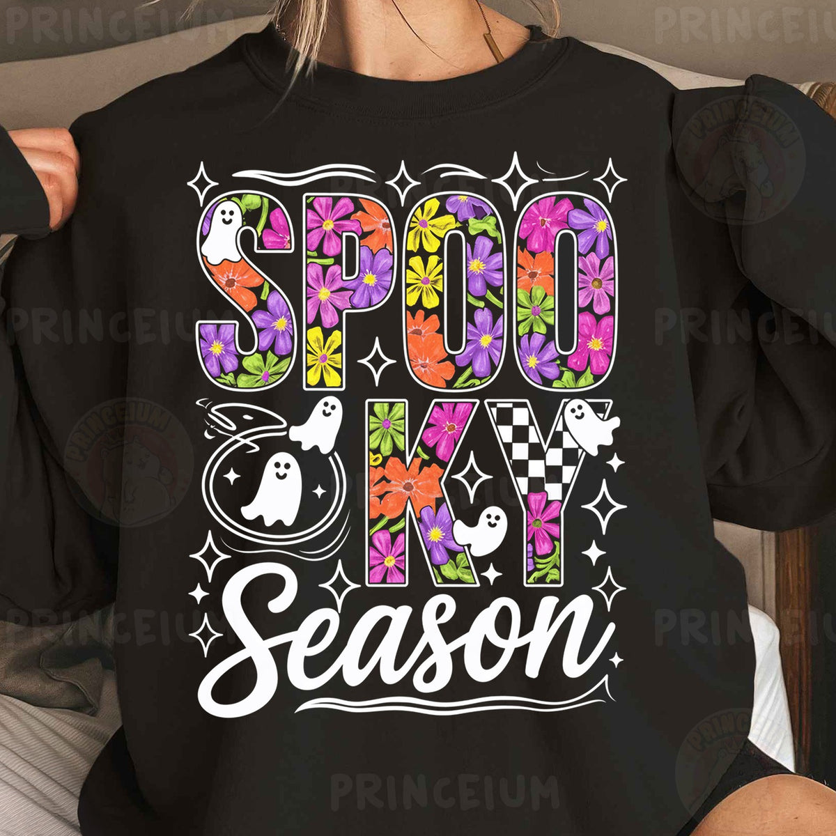 Spooky Season Floral Ghosts