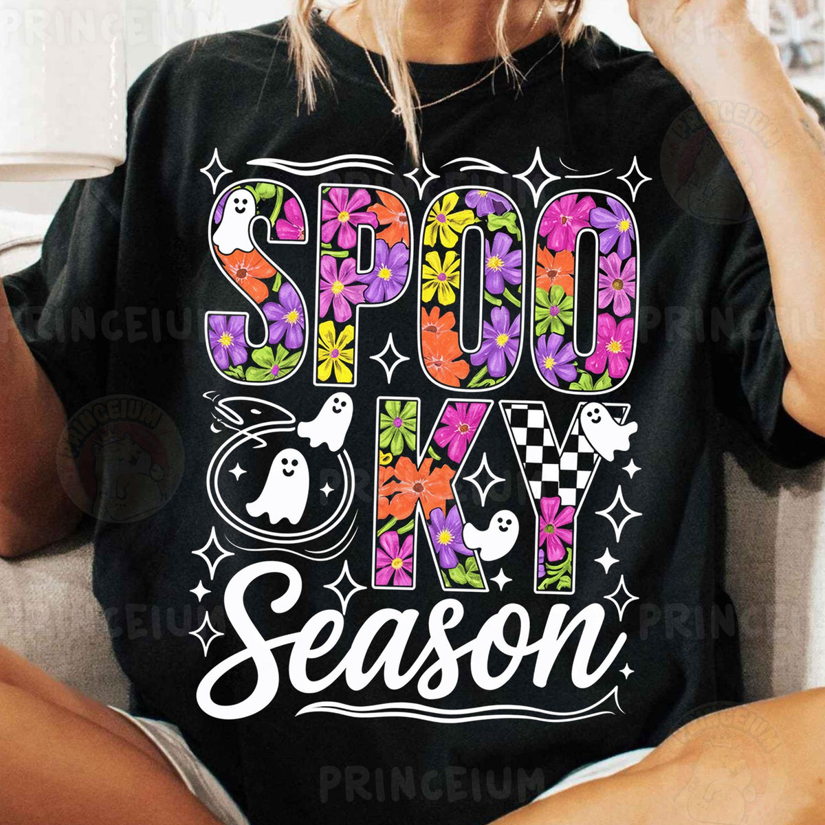 Spooky Season Floral Ghosts