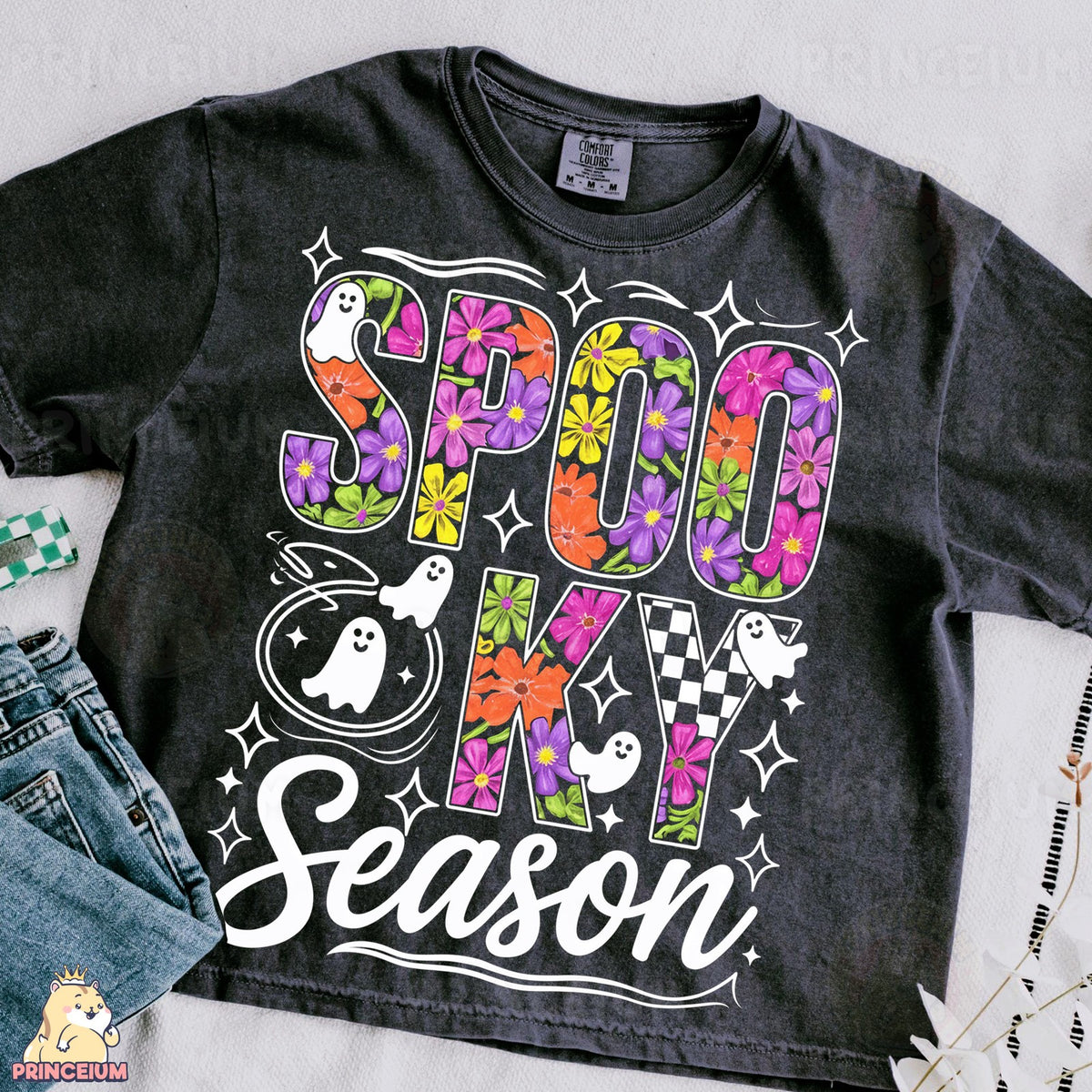 Spooky Season Floral Ghosts