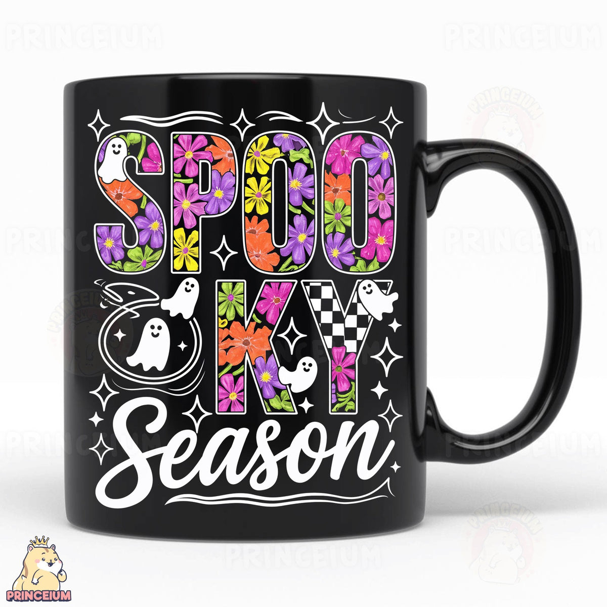 Spooky Season Floral Ghosts