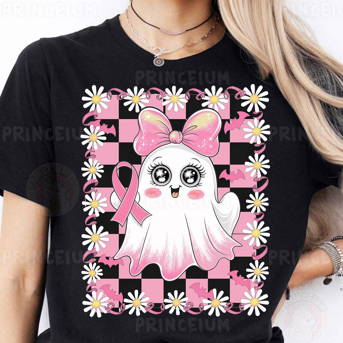 Breast Cancer Boo Ghost