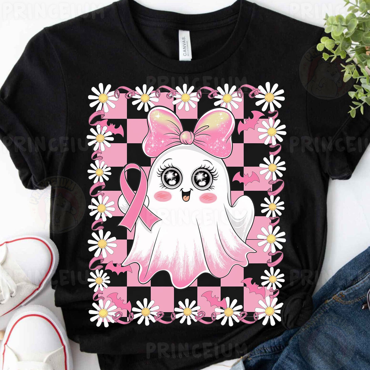 Breast Cancer Boo Ghost