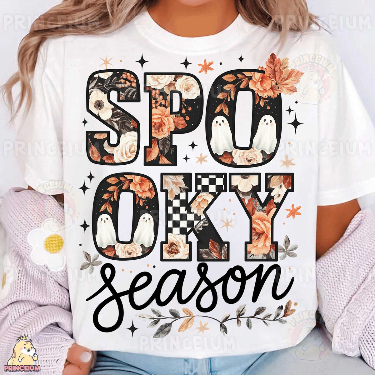 Floral Ghost Spooky Season