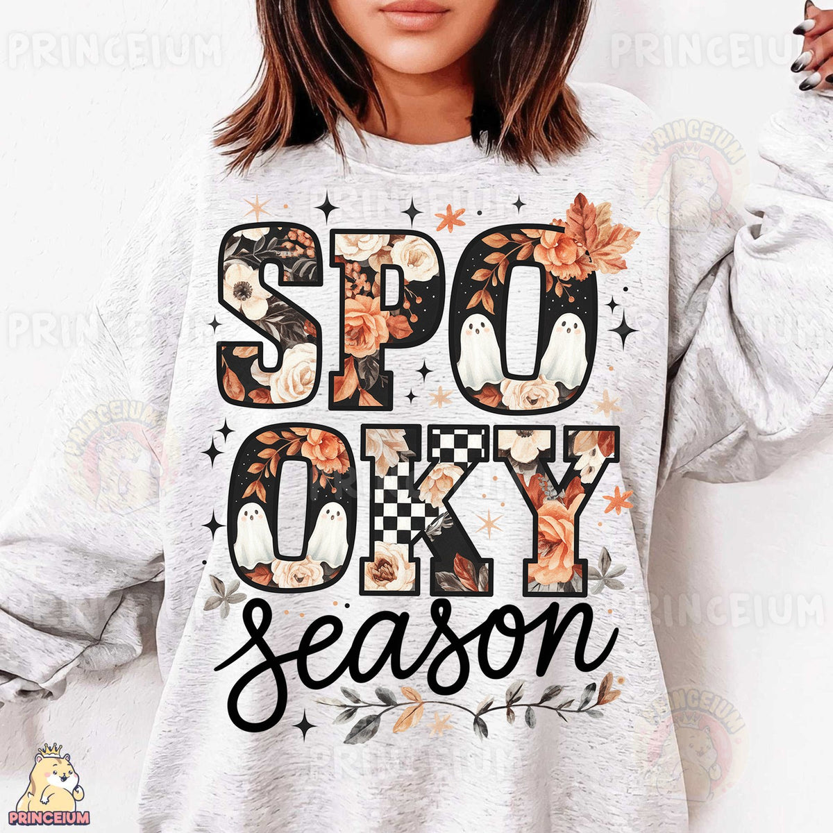 Floral Ghost Spooky Season