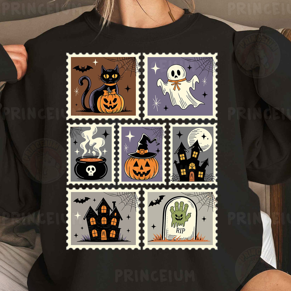 Vintage Halloween Stamps