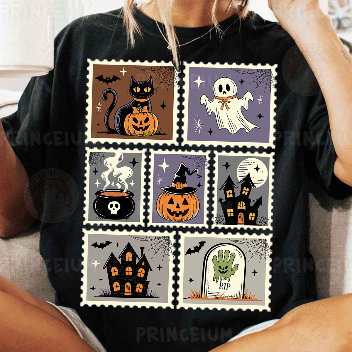 Vintage Halloween Stamps