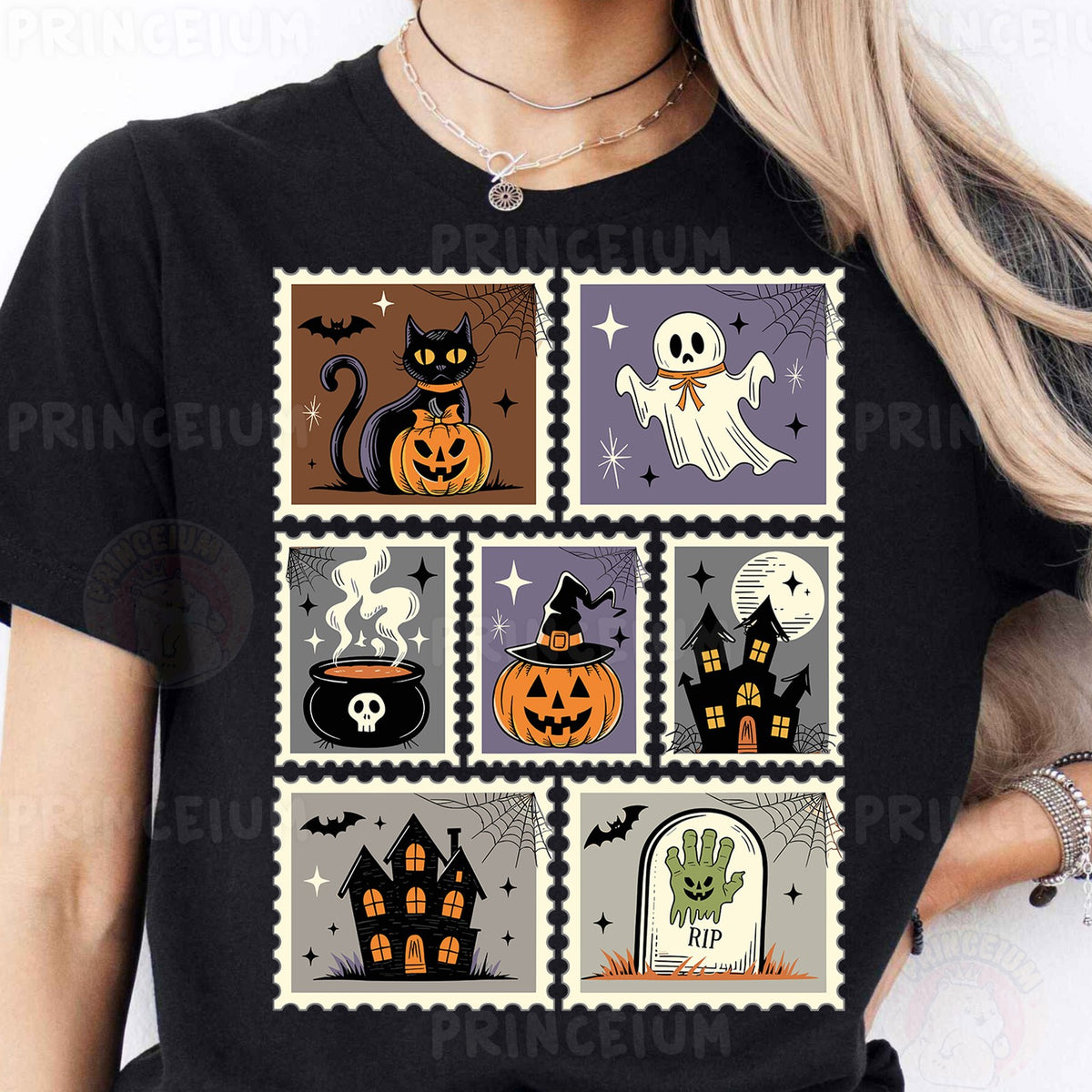 Vintage Halloween Stamps
