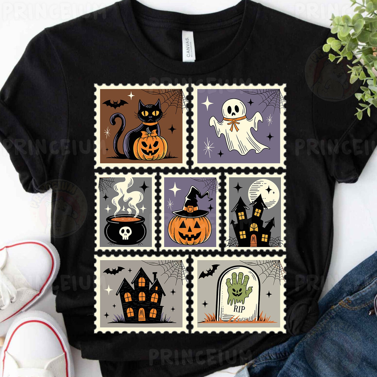 Vintage Halloween Stamps