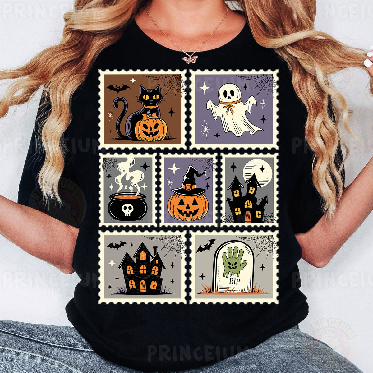 Vintage Halloween Stamps