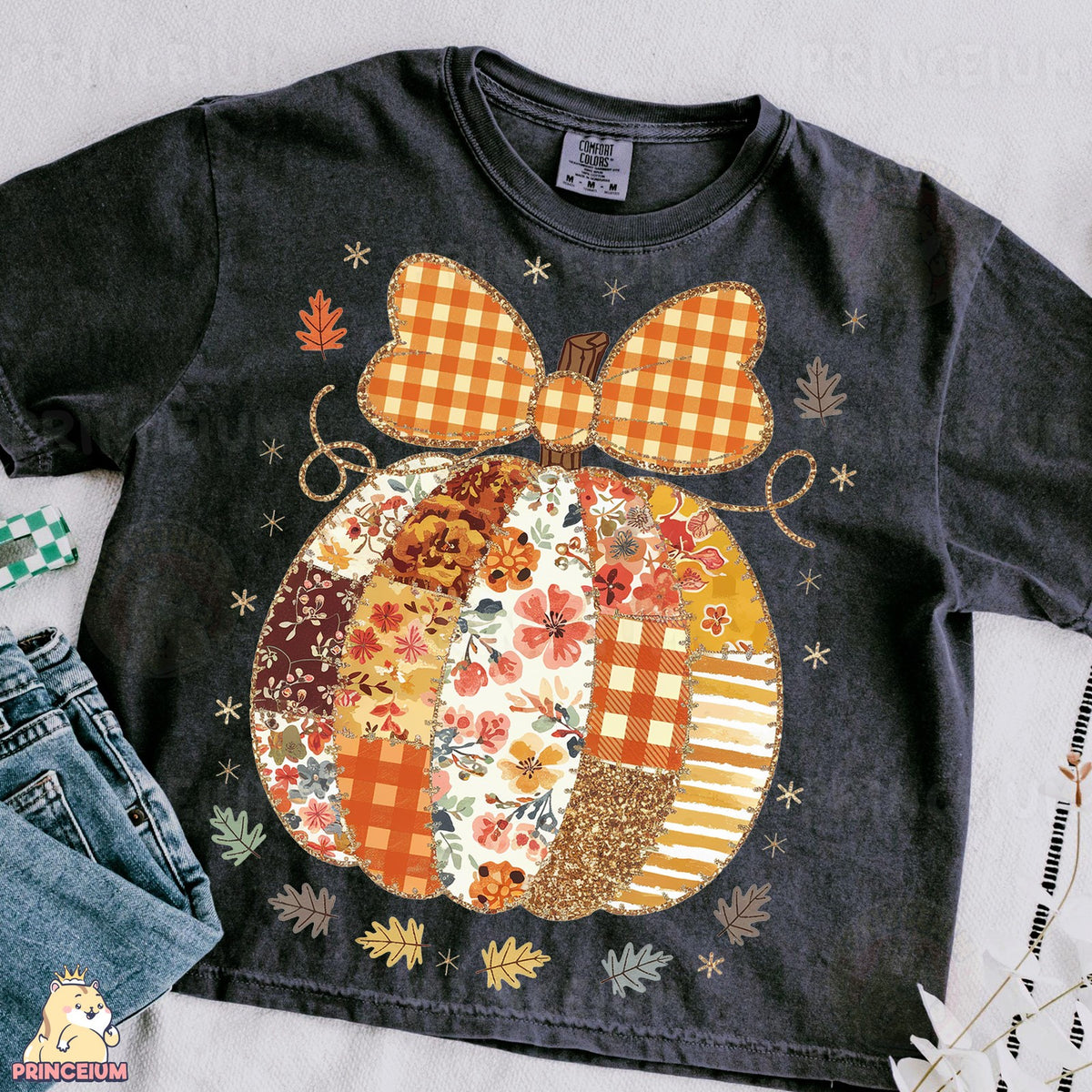 Coquette Patchwork Pumpkin