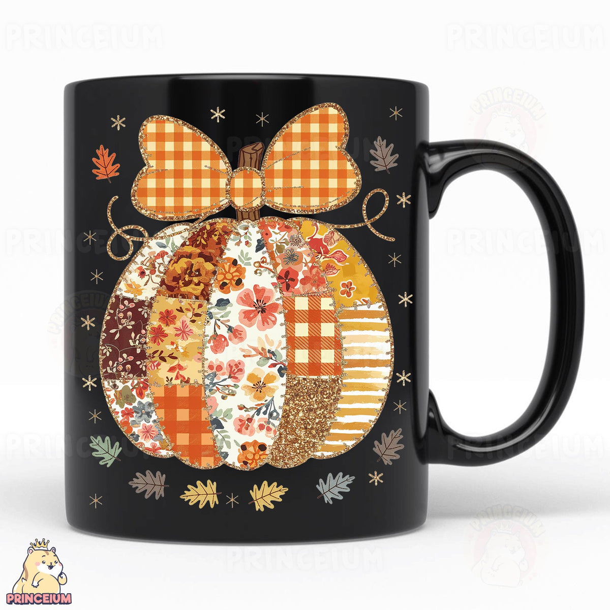 Coquette Patchwork Pumpkin