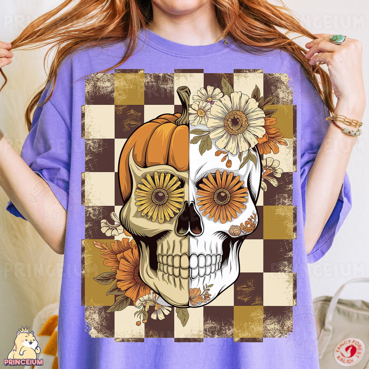 Harvest Pumpkin Sugar Skull