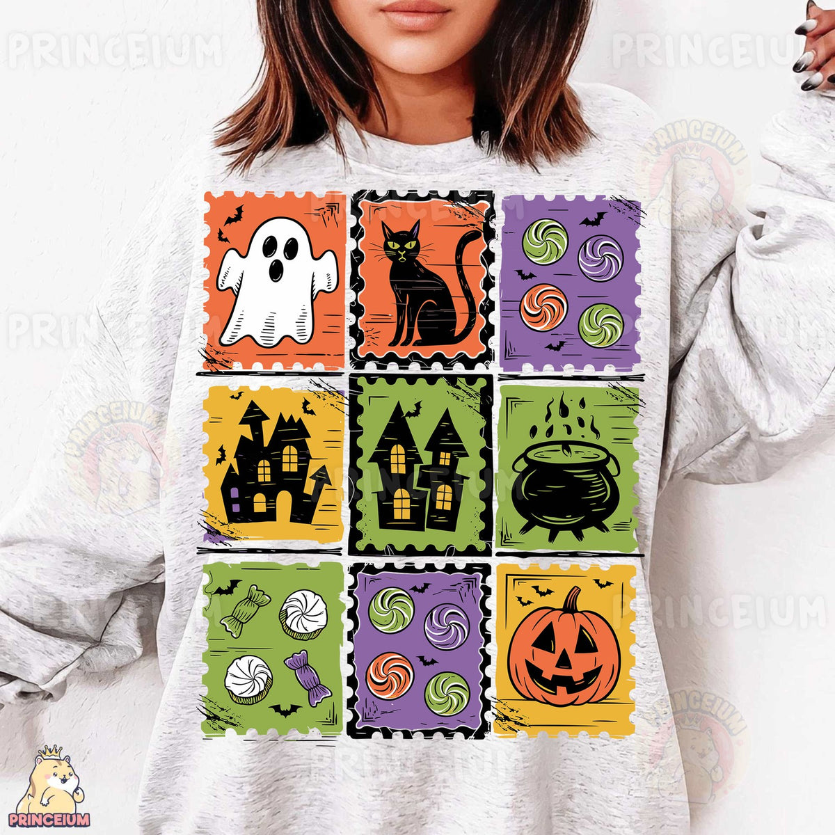 Vintage Halloween Stamps