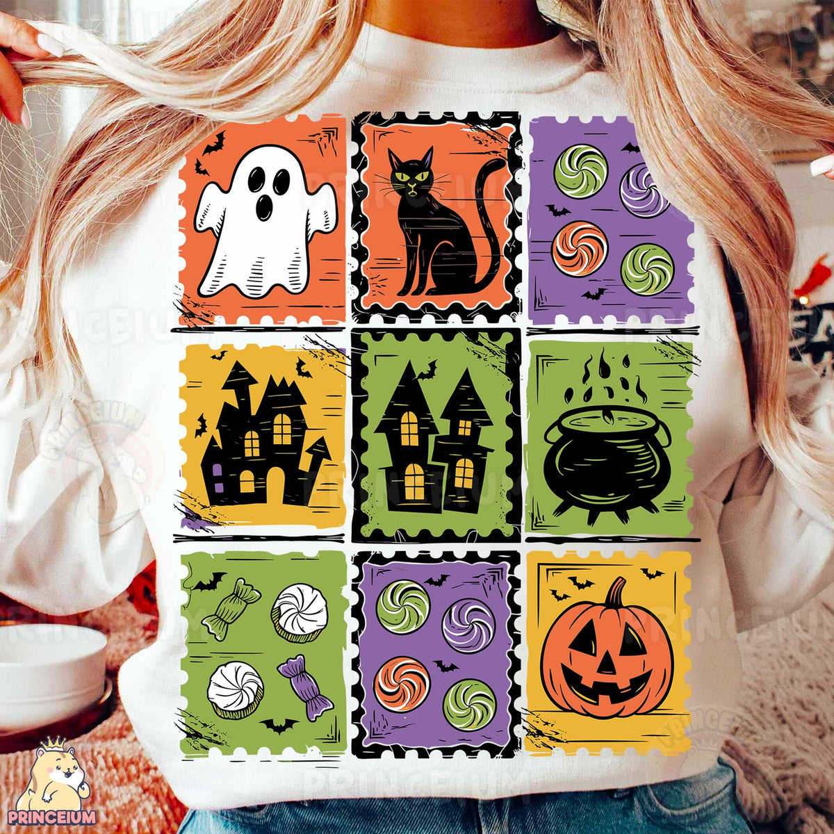 Vintage Halloween Stamps