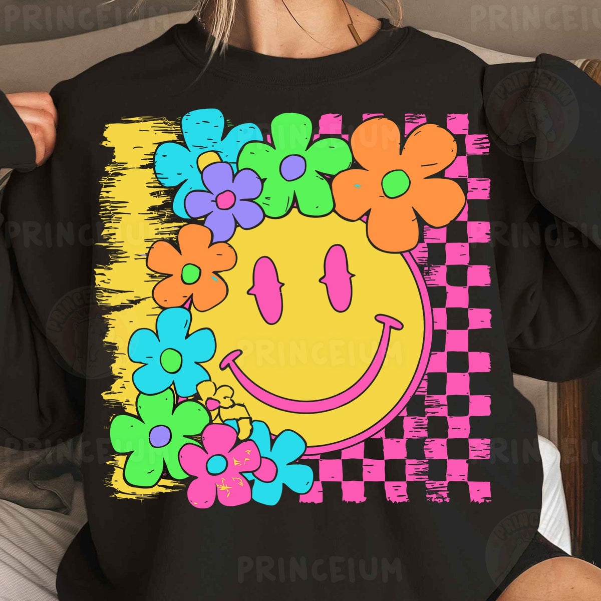 Groovy Smiley Flowers