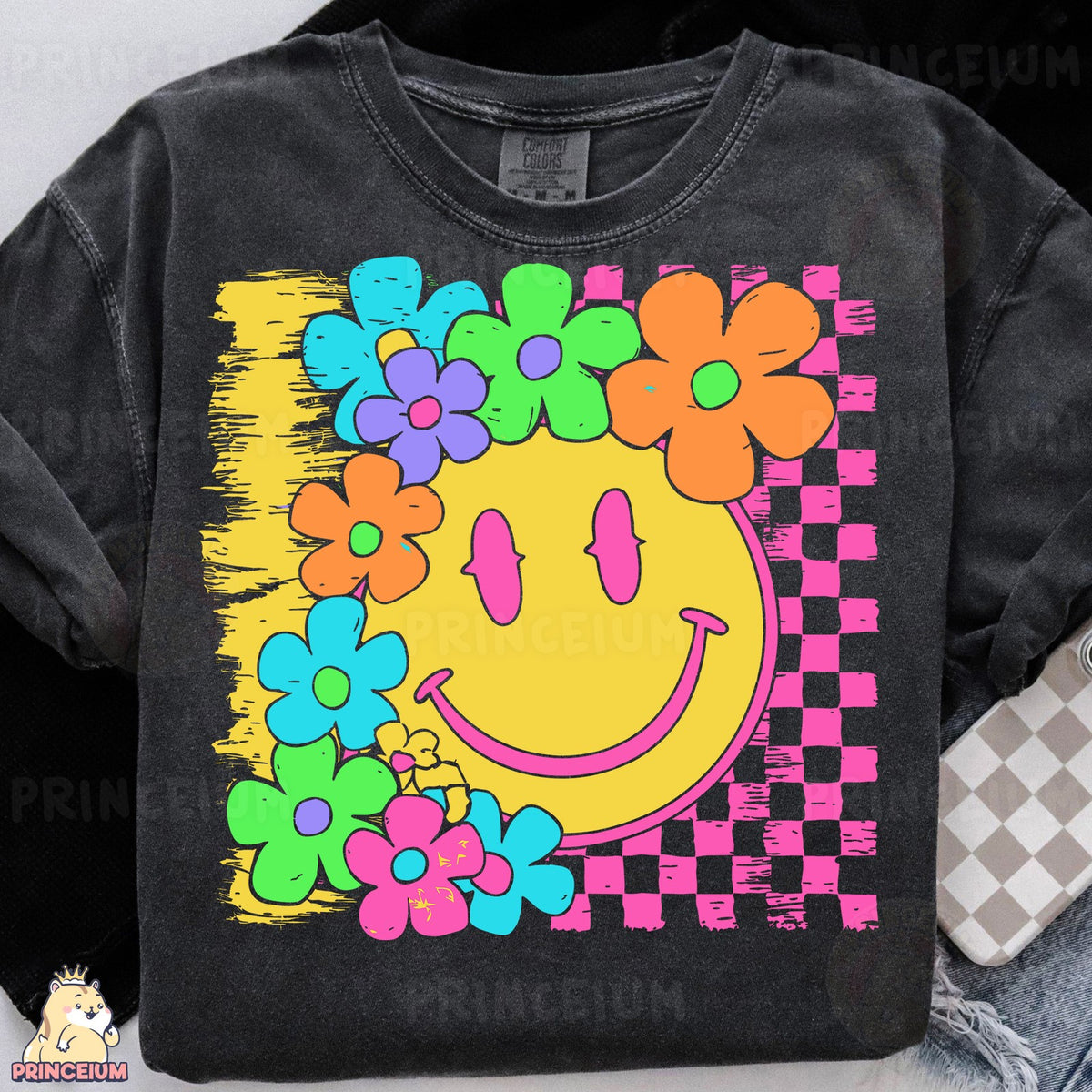 Groovy Smiley Flowers