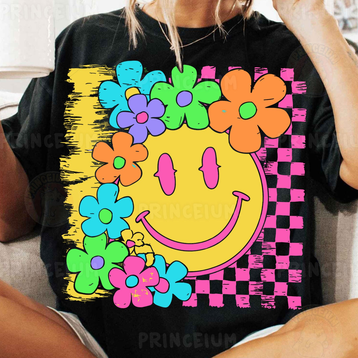 Groovy Smiley Flowers