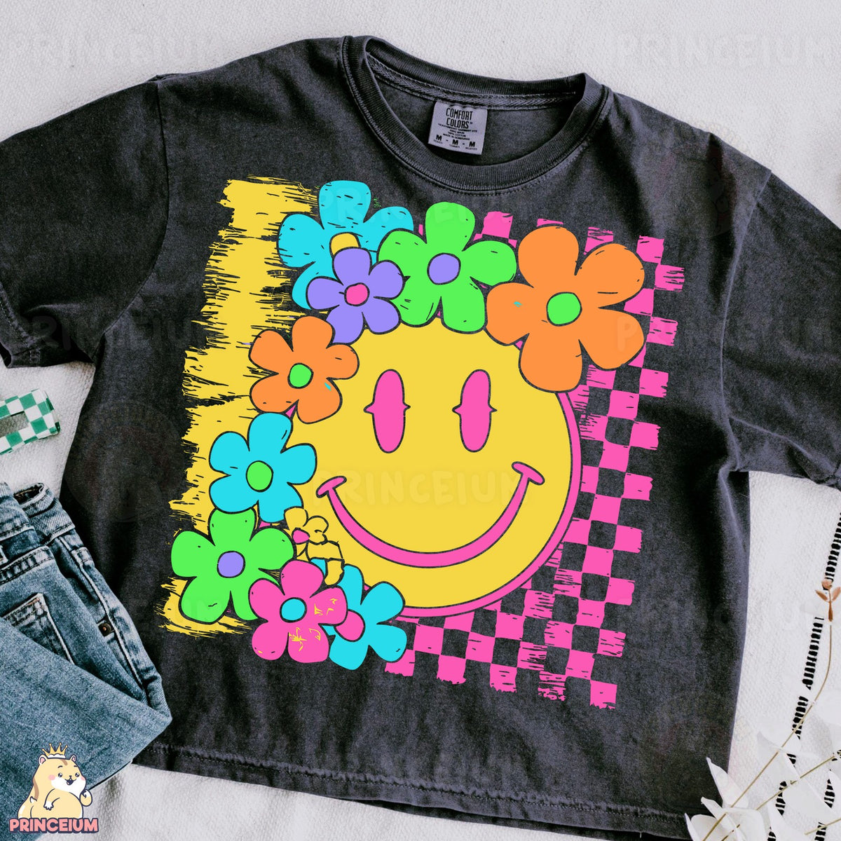 Groovy Smiley Flowers