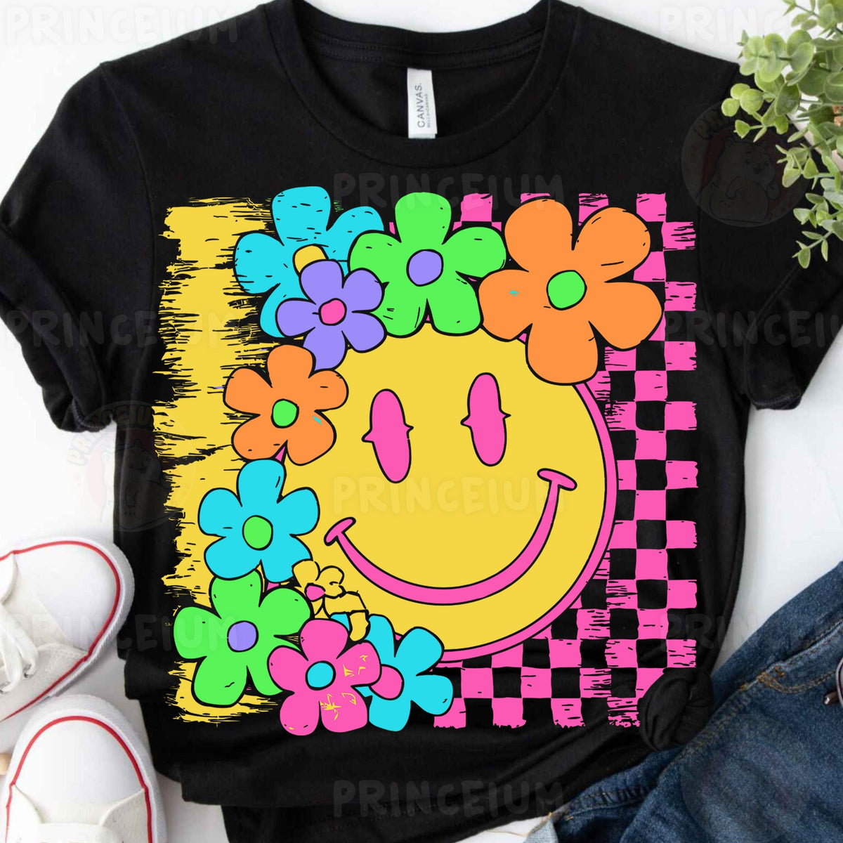 Groovy Smiley Flowers