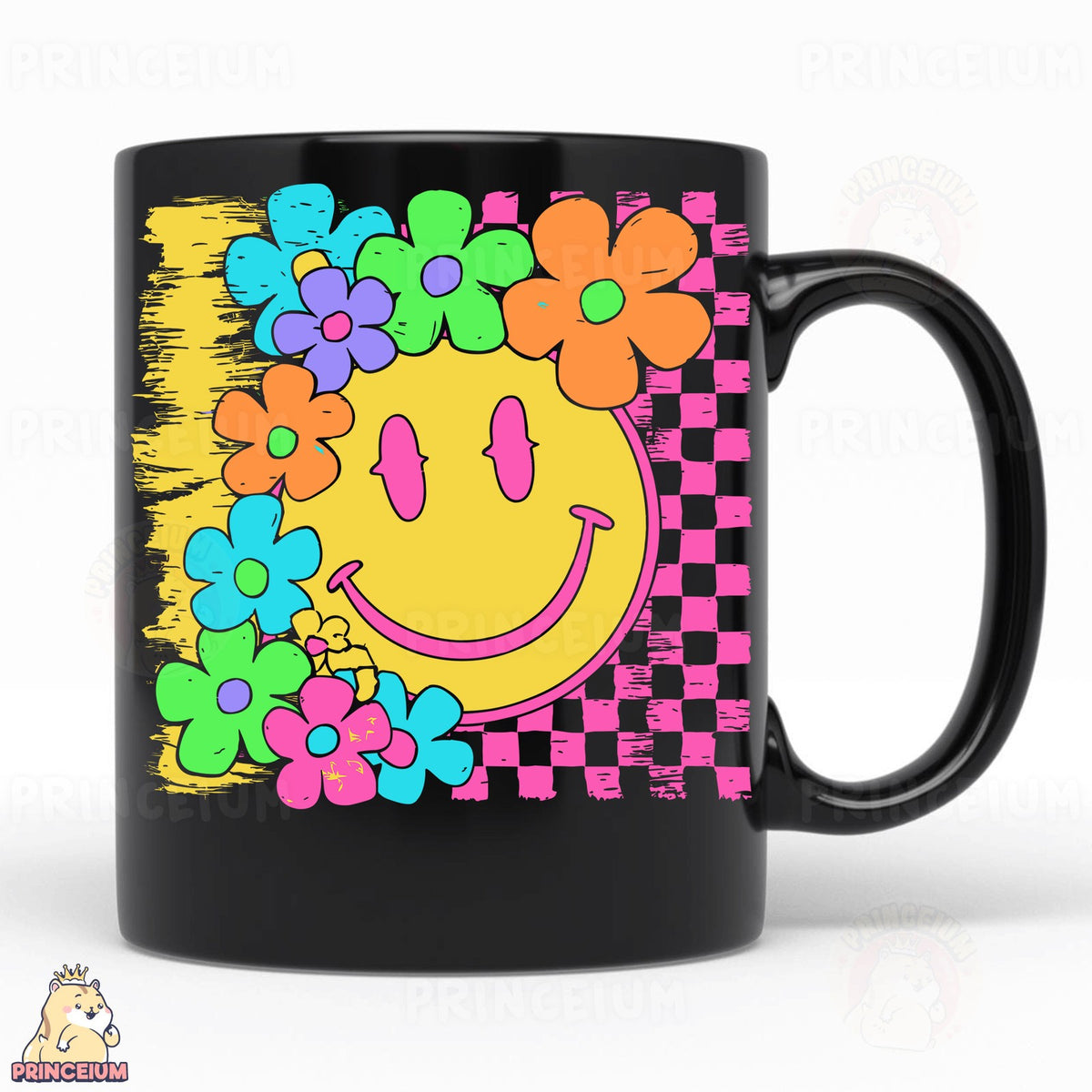Groovy Smiley Flowers