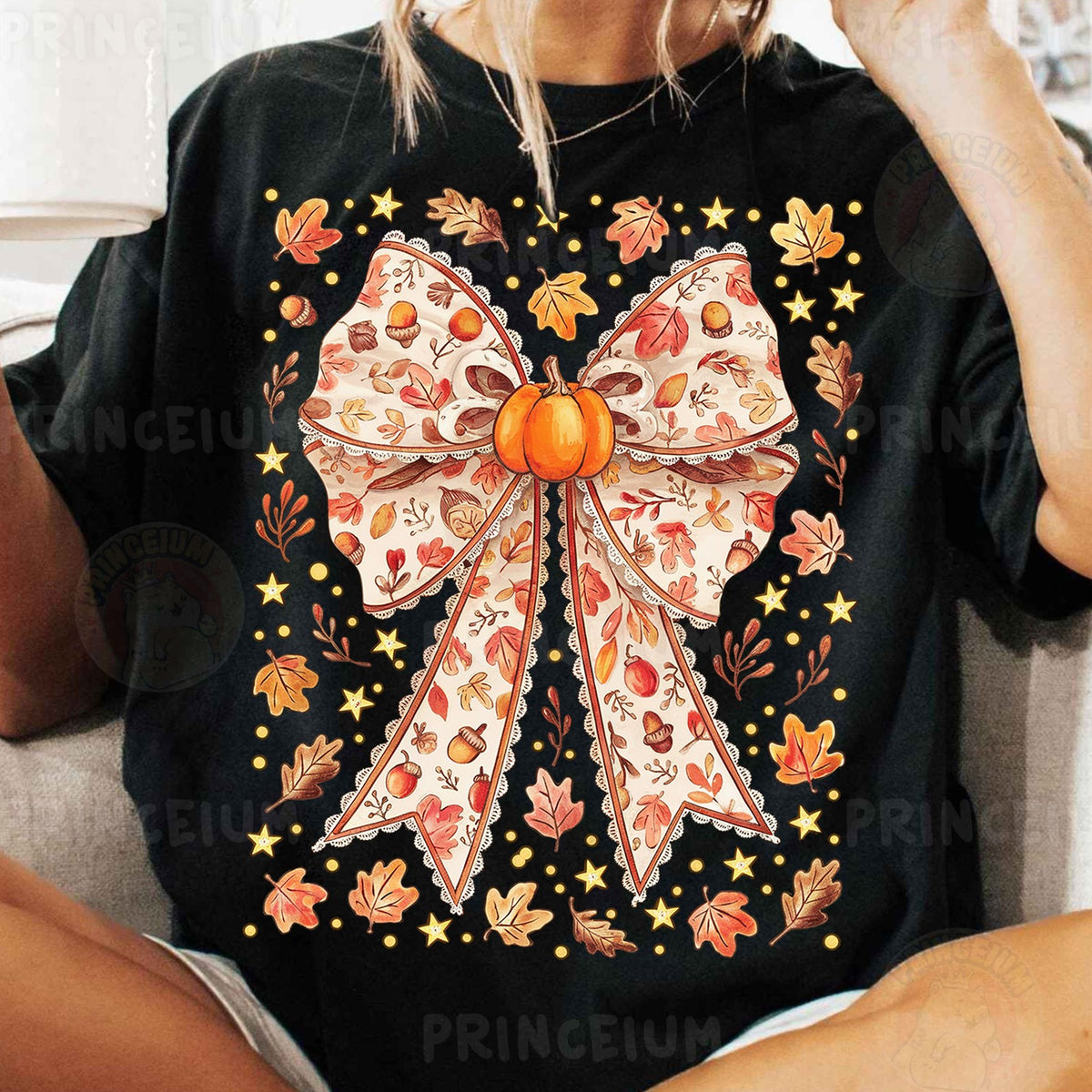 Retro Smiley Daisy Bow